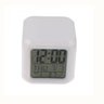 Relógio Despertador Digital Lumanaria Cubo Led 7 Cores - 6