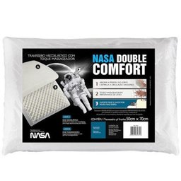 Travesseiro Fibrasca Nasa Double Comfort 3 50X70 - BRANCO -  - 1