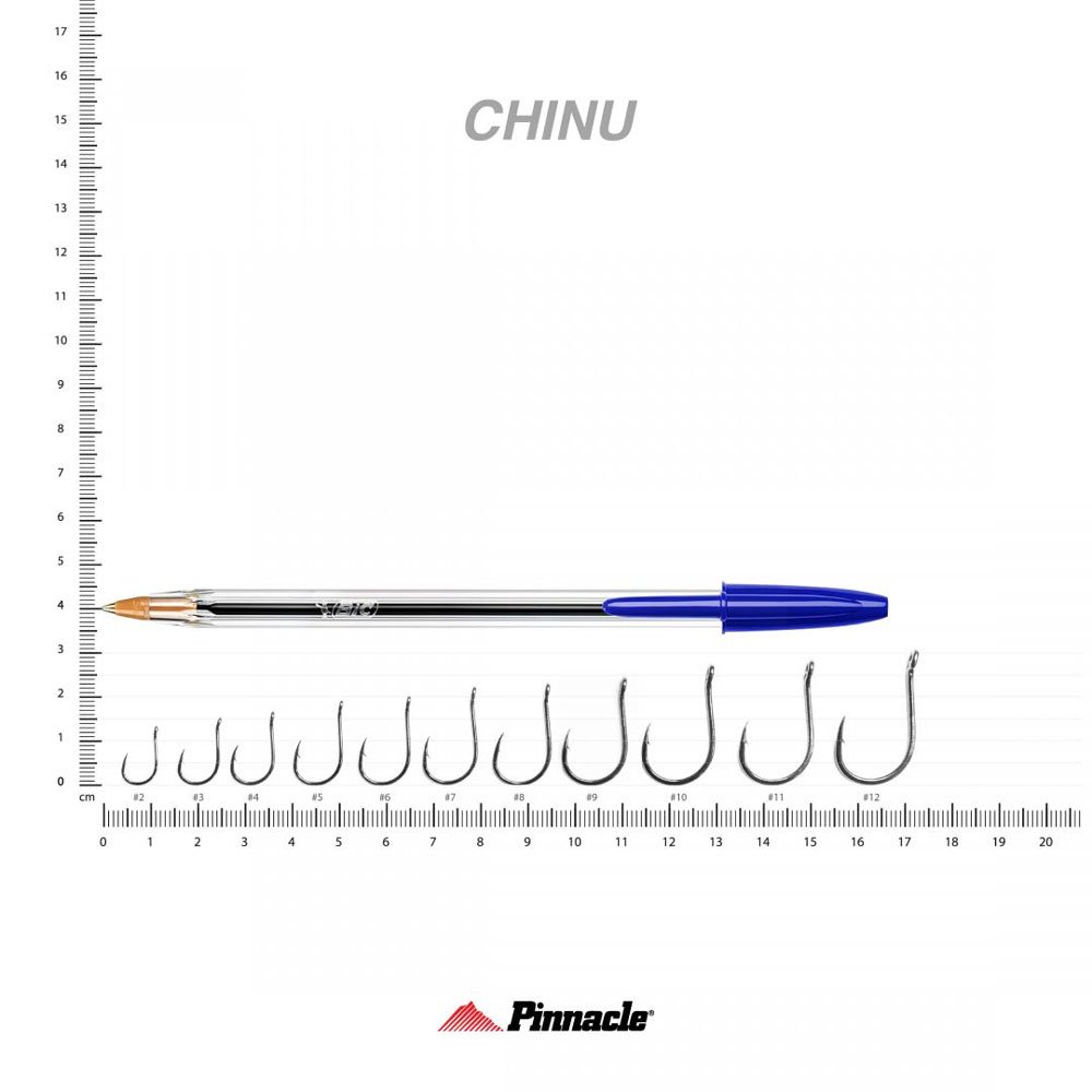 Anzol Pinnacle Chinu Black Ponta Dourado N05 C/10un Piapara - 2