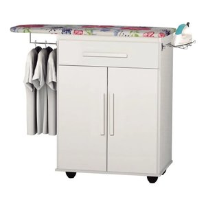 Tabua de Passar 2 Portas 1 Gaveta Branco - Rede Móveis