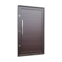 Ver imagem 1 de Porta Pivotante Alumínio Lambril c/Pux.Esq. Elite Marrom Corten 216x130 Brimak
