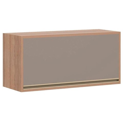 Armário Basculante Luciane 80Cm 1308/199 Vanilla Grafite