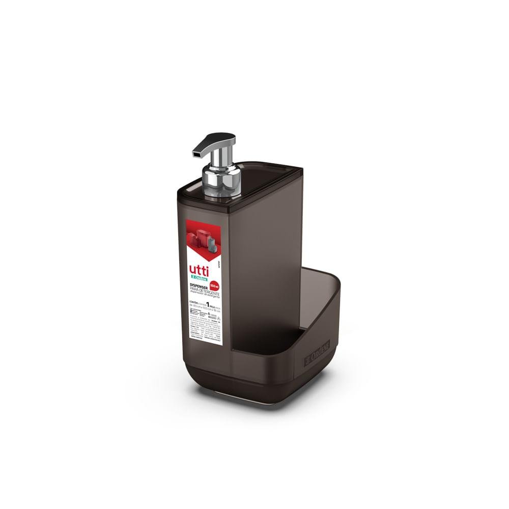 Porta Detergente 550ml Fumê Utti Ordene - 1