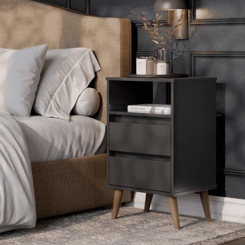 Mesa de Cabeceira Imola Preto