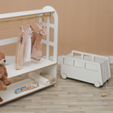 Ver imagem 5 de Baú de Mdf Infantil Organizador para Brinquedo com Rodinha - Ônibus