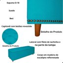 Ver imagem 5 de Kit Cabeceira e Calçadeira com Baú 140 Cm King Casal Diana Suede