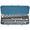 Ver imagem 1 de JOGO DE SOQUETE ESTRIADO 22 A 50 MM ENCAIXE 3/4 COM 14 PEÇAS - GEDORE