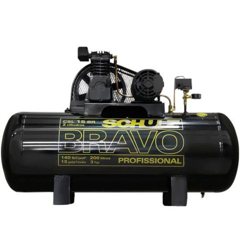 COMPRESSOR DE AR CSL15BR/200L 200 LITROS 110/220V MONOFÁSICO SCHULZ