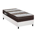 Ver imagem 1 de Cama Box Solteiro: Colchão Ortopédico Ortobom Light OrtoPillow + Base CRC Courano White(88x188)