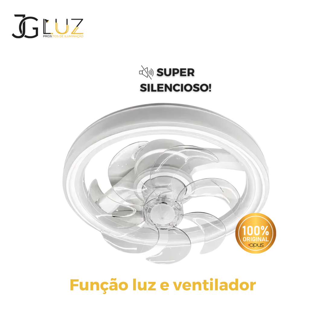 Ventilador de Teto Air Ring Led 40w Controle Remoto Bluetoot - 5