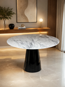 Ver imagem 1 de Mesa de Jantar Cone Preto - Redonda 100cm - Mármore Espirito Santo