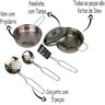 Kit Cozinha Inox Panela Infantil 890-5 - Braskit - 3