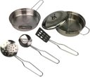 Ver imagem 1 de Kit Cozinha Inox Panela Infantil 890-5 - Braskit