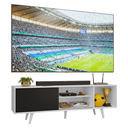 Ver imagem 2 de Rack para Tv até 80 Polegadas 160cm com Pés Branco/preto Torino Madesa