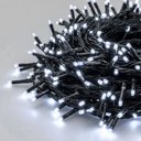 Ver imagem 4 de Kit 5 Cordão 300 Leds Fixo 30m Branco Frio Fio Verde Bivolt