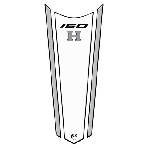 Adesivo Protetor de Tanque Gravata Cg Titan Fan Branco