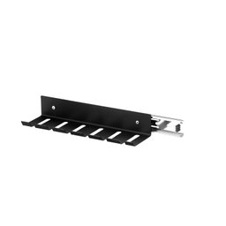 Suporte Porta Espetos de Parede Trilho para 6 Espetos Preto - 2