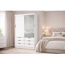 Ver imagem 1 de Guarda Roupa 6 Gavetas 2 Portas 1 Espelho Sunset-grand Line