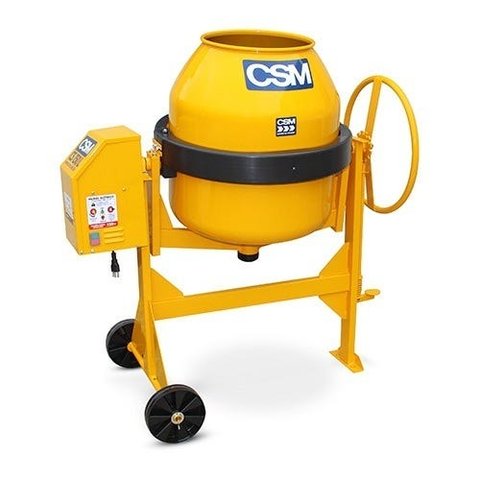 BETONEIRA 150 LITROS MOTOR 0,33CV 4P 220V MONO COM CHAVE ELETRICA - CSM