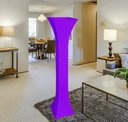 Ver mais imagens de Vaso Planta Pilar Suporte Torre 140x30 Trapézio Polietileno BGPLASTICOS V21 LILAS VIOLETA 008