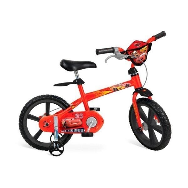 Bicicleta Infantil Bandeirantes Cars Disney Aro 14 | MadeiraMadeira