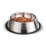 Comedouro de Inox Aduze com Desenho de Patinhas 960ml/25,5cm - 2