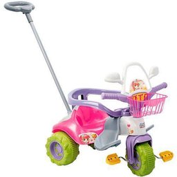 Tico-tico Zoom Meg com Aro Triciclo Magic Toys 2711 - 1 Tico-tico Zoom Meg com Aro Triciclo Magic Toys 2711 - 1
