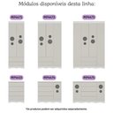 Ver imagem 6 de Guarda-roupa Infantil 122cm com Vidro 4 Portas e 2 Gavetas Sonho Multimóveis Mp4473 Branco-off
