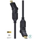 Ver imagem 1 de Cabo Hdmi 2.0 4k Ultra Hd 3d Conexão Ethernet Conectores 360° 2 Metros - H20b360-2