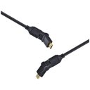 Ver imagem 4 de Cabo Hdmi 2.0 4k Ultra Hd 3d Conexão Ethernet Conectores 360° 2 Metros - H20b360-2