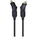 Ver imagem 3 de Cabo Hdmi 2.0 4k Ultra Hd 3d Conexão Ethernet Conectores 360° 2 Metros - H20b360-2