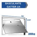 Ver imagem 5 de Kit Motor Portão Eletrônico Basculante 1/4 Rápido Peccinin