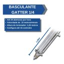 Ver imagem 4 de Kit Motor Portão Eletrônico Basculante 1/4 Rápido Peccinin