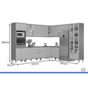 Ver imagem 3 de Cozinha Completa 11 Peças Bless CZ710 Jequitiba/Off Linea