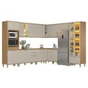 Ver imagem 2 de Cozinha Completa 11 Peças Bless CZ710 Jequitiba/Off Linea