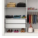 Ver imagem 4 de Guarda Roupa Ilhéus 3 Portas 4 Gavetas Carioca Móveis