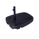 Ver imagem 7 de Ombrelone 360 Suspenso 3M com Suporte Luminária + Base Abs 50L - Verde
