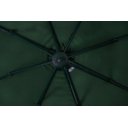 Ver imagem 3 de Ombrelone 360 Suspenso 3M com Suporte Luminária + Base Abs 50L - Verde