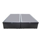 Ver imagem 4 de Cama Box com Baú Casal Homequeen Bipartido Sintético Cinza