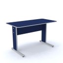 Ver imagem 1 de MESA P/ ESCRITÓRIO 121X61 PANDIN MAXXI -AZUL/CINZA MX120