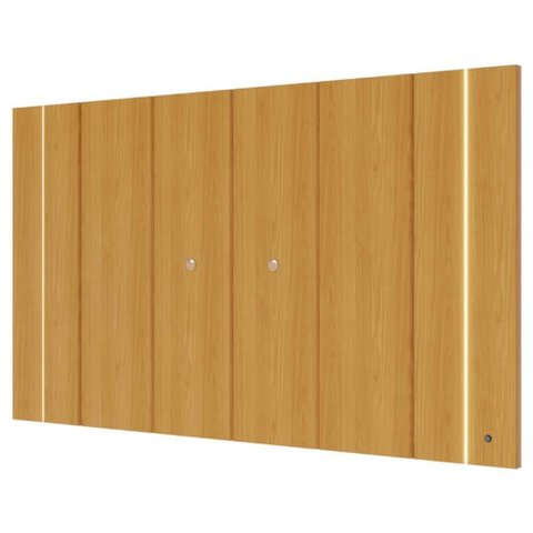 Painel Tv 75 Pol Suspenso 240cm com Led Gior Naturale C05 - Mpozenato