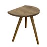 Mesa de Apoio Redonda Nuova Tripé Palito Retrô - de Parede 40cm:Solanum - 1