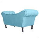 Ver imagem 4 de Recamier Sofá Divã Namoradeira Dubai Suede - Fina Mobília