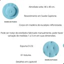 Ver imagem 3 de Recamier Sofá Divã Namoradeira Dubai Suede - Fina Mobília