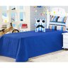 Cobre Leito Life Kids Solteiro Almofada Divertida Bigode Cor Azul com 3 Peças - 1
