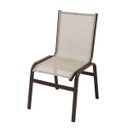 Ver imagem 1 de Cadeira de Jantar em Alumínio e Tela Sling Resistente e Confortável