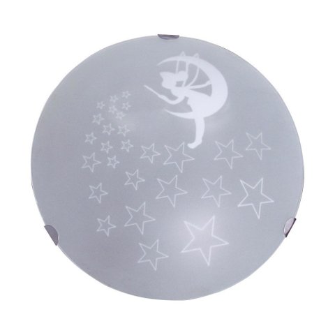LUMINÁRIA PLAFON REDONDO PEQ 30CM FADA BRANCO - 1307 PEQ BR