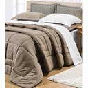 Ver imagem 1 de Edredom Natura Cama Super King cor Caqui Tecido Malha Penteada 30-1 com 01 peça - Edredom Natura