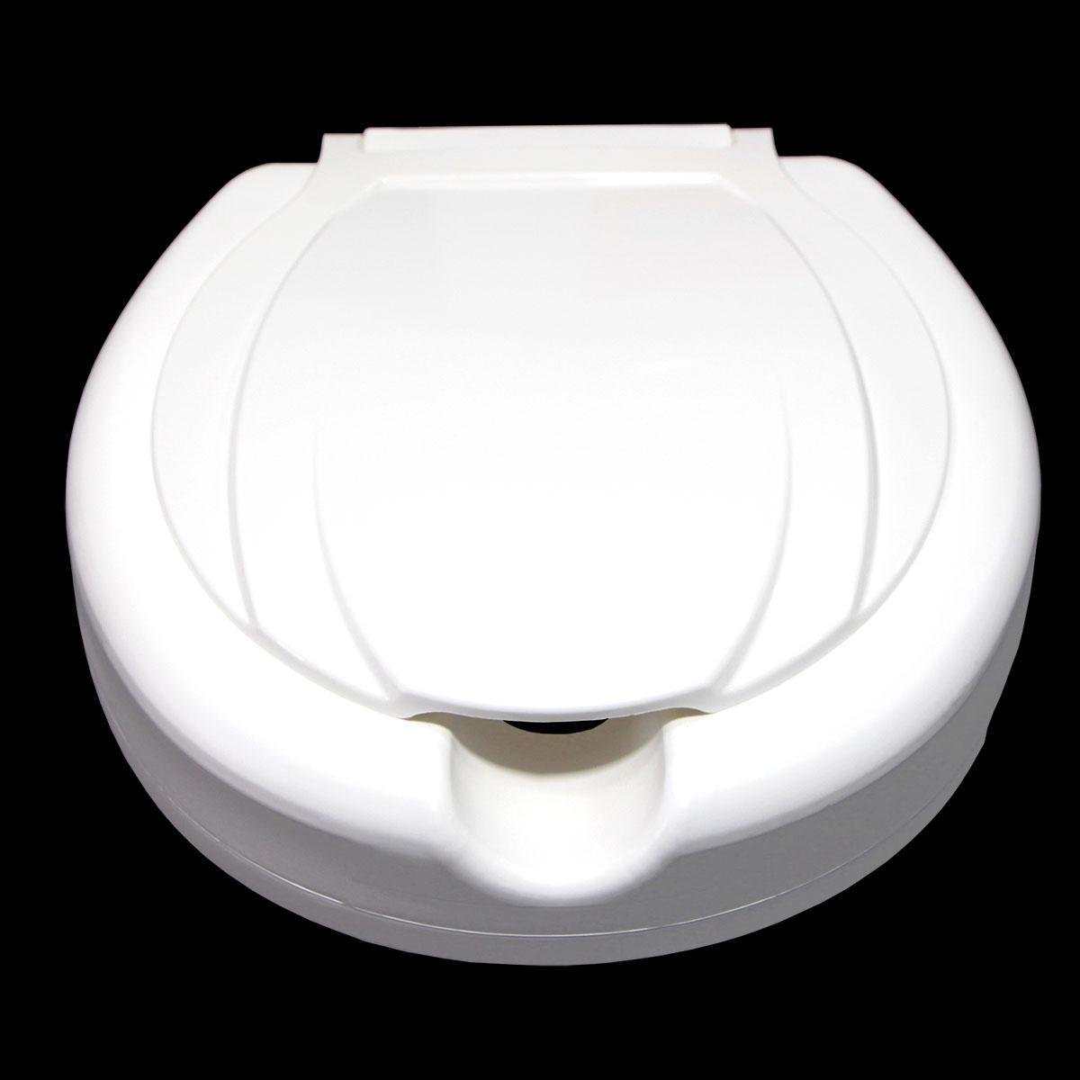 Assento de Vaso Elevado 7,5 Cm Soft - Branco - Mebuki - 2