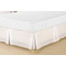 Saia para Cama Box Casal Lese Super King Saia Box Lese Branco Com 1 Peças em Algodão / Poliéster - 1